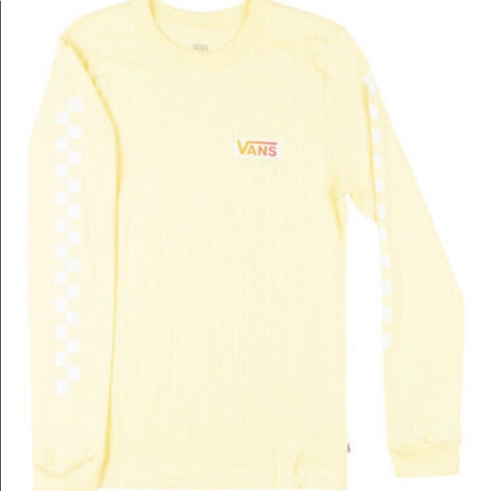yellow vans long sleeve !
